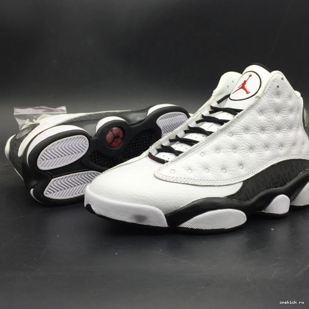 Rep Onekick JORDAN 888164-112 13 white black RETRO 